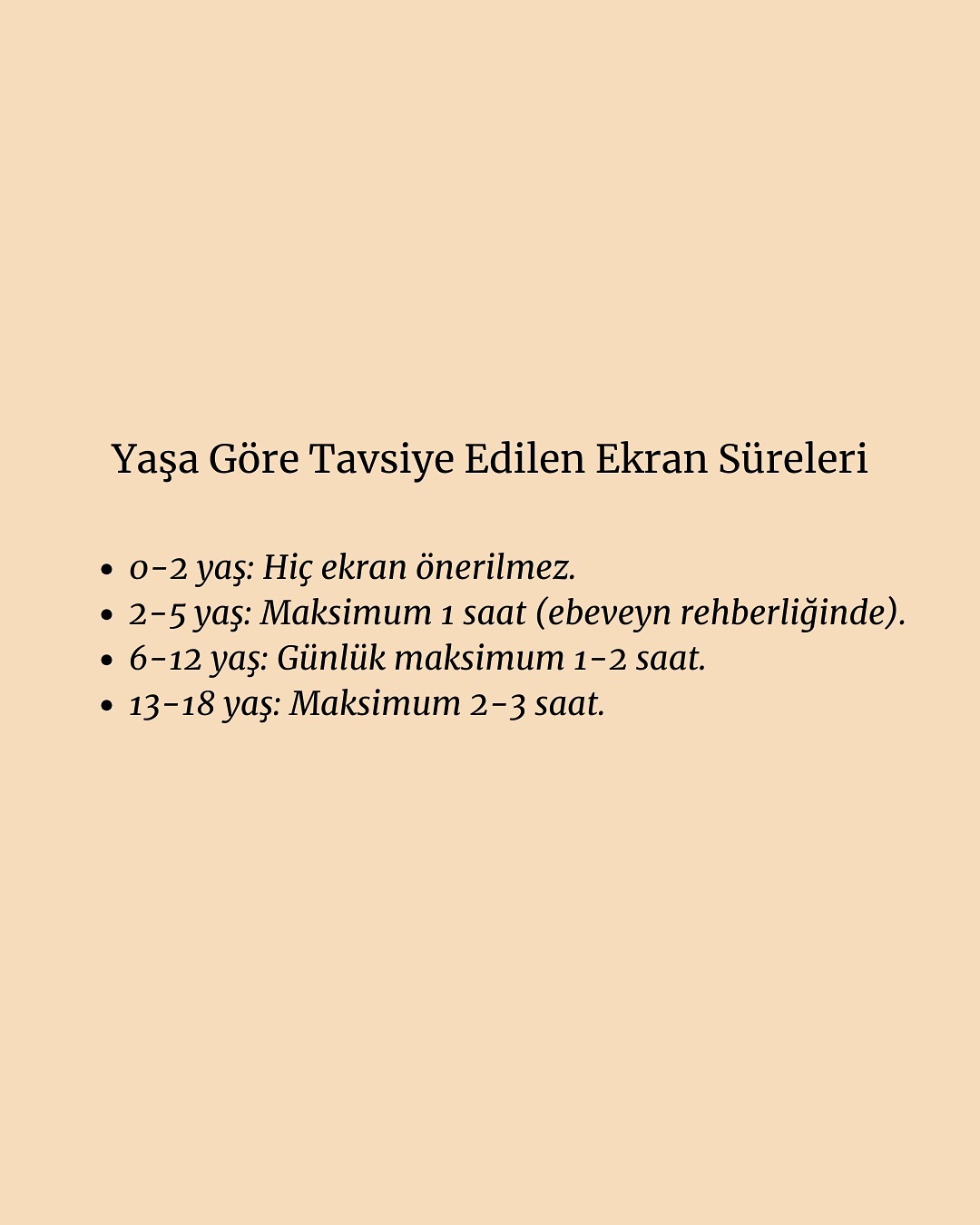 Çocukların yaşına uygun ekran sürelerini bilmek, onları dijital dünyada dengeli bir şekilde yönl
